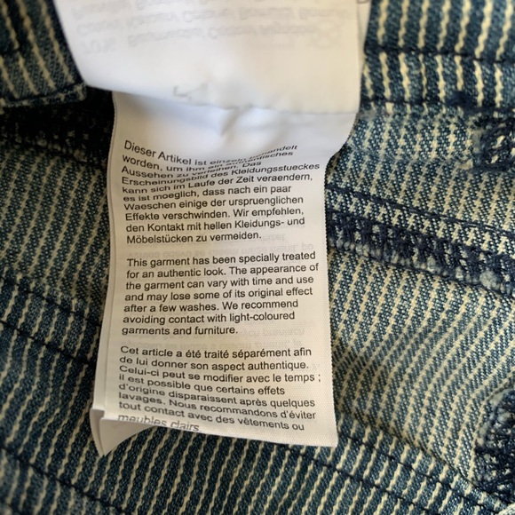 S. Oliver Pinstripe Nautical Anchor Overalls 86 - Picture 5 of 7